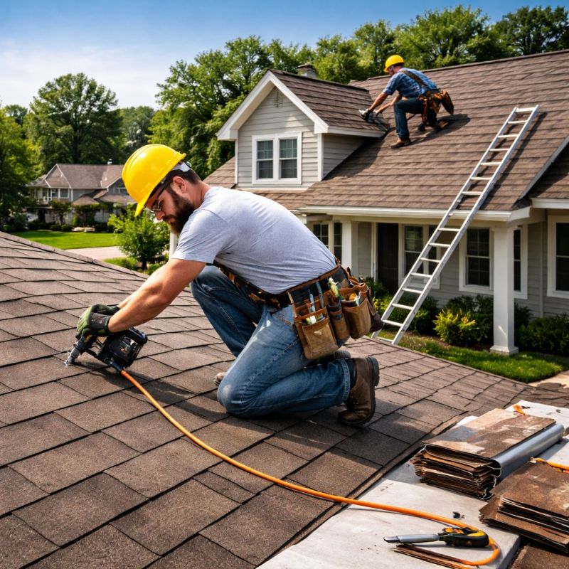 Asphalt Shingle Roof Installation in Warwick, RI