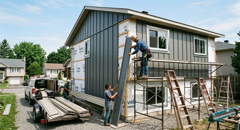 Tin Siding Installation in Boston, MA